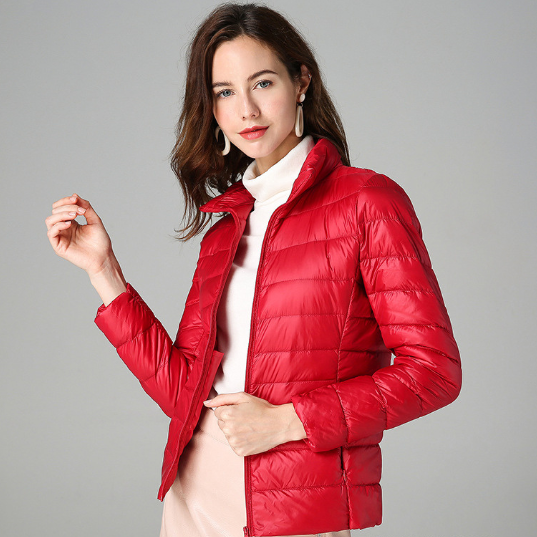 Seraphina | Ultra-Light Waterproof Jacket with White Down
