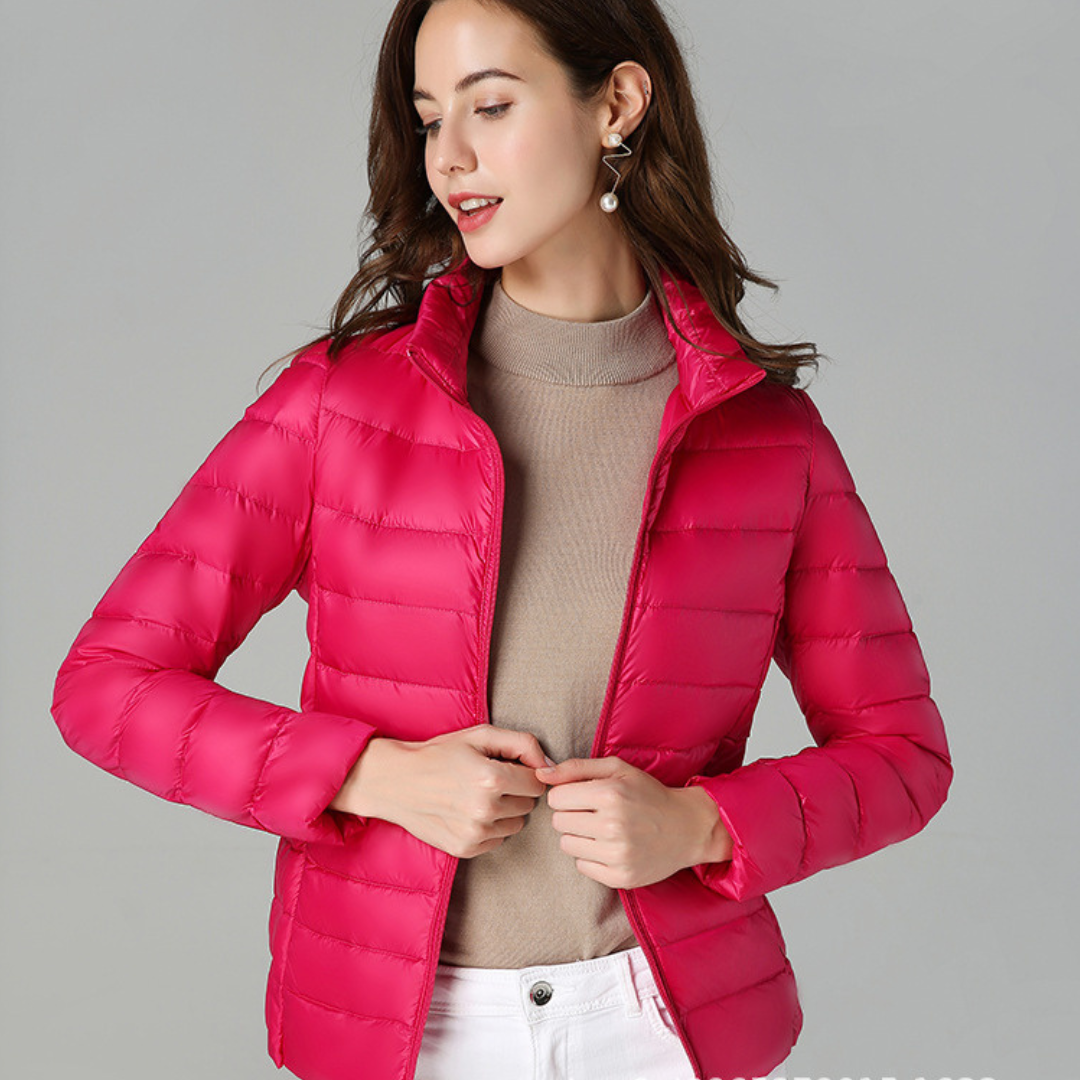 Seraphina | Ultra-Light Waterproof Jacket with White Down