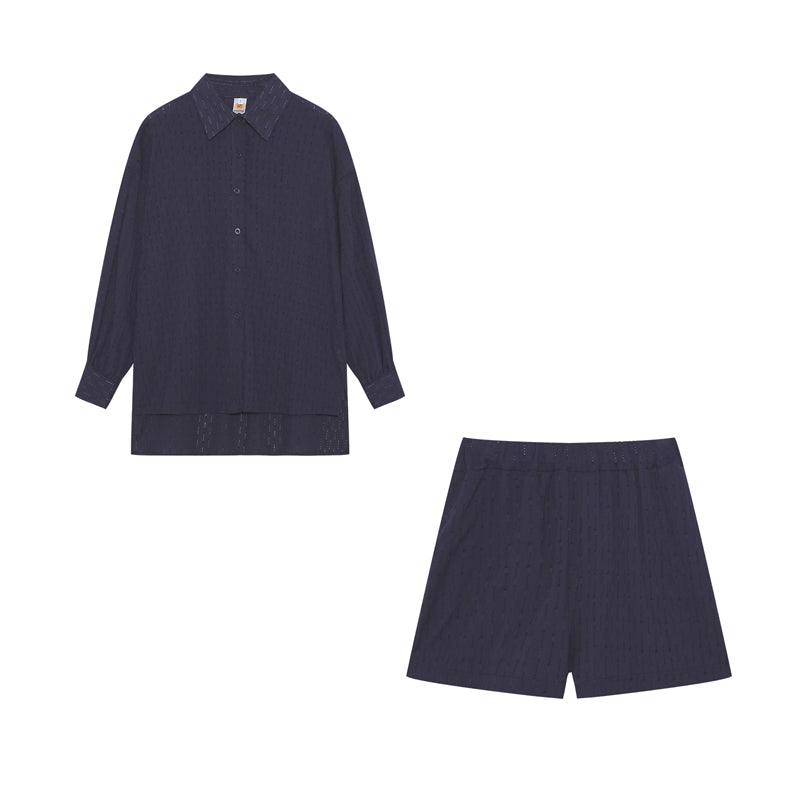 Megan | Chic Shirt & Shorts Set