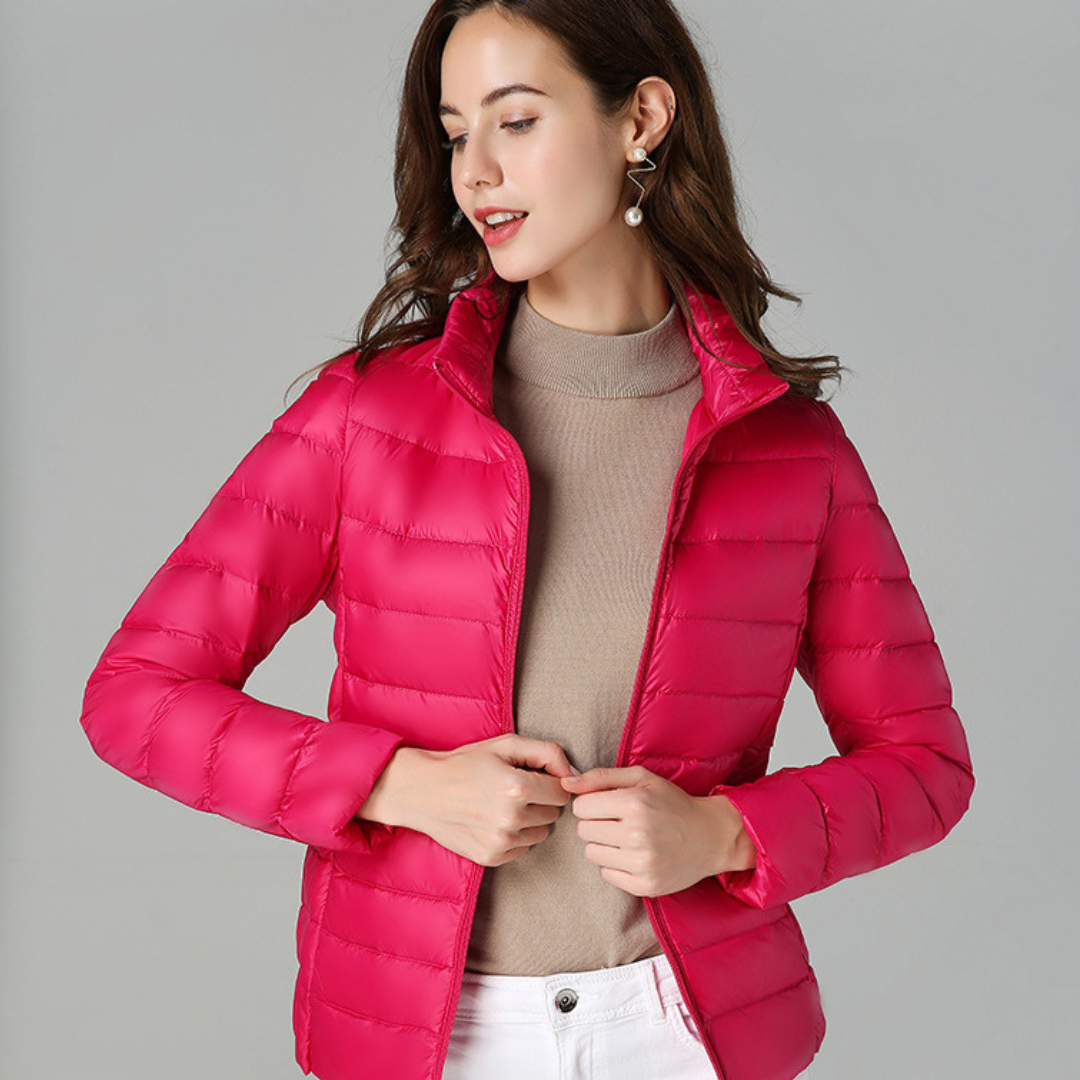 Seraphina | Ultra-Light Waterproof Jacket with White Down