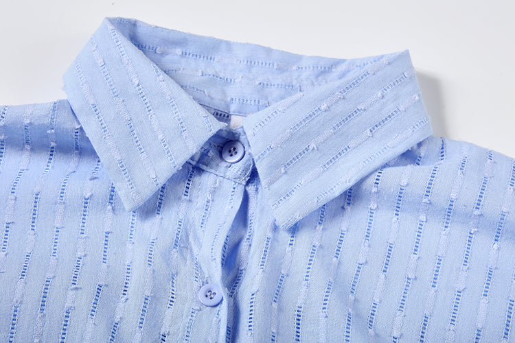 Megan | Chic Shirt & Shorts Set