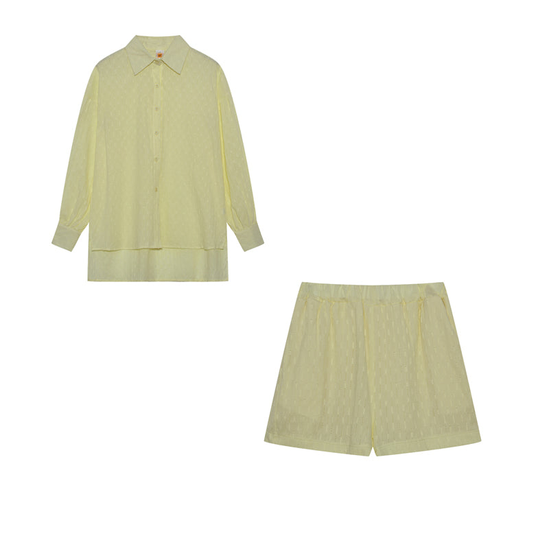 Megan | Chic Shirt & Shorts Set