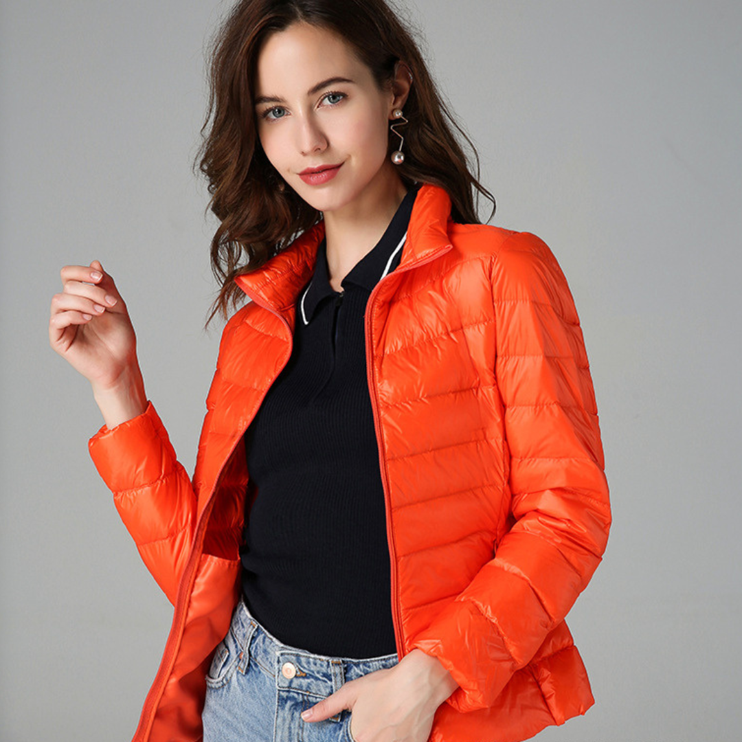 Seraphina | Ultra-Light Waterproof Jacket with White Down