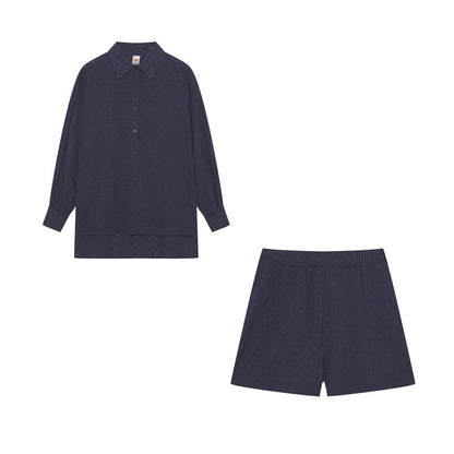 Megan | Chic Shirt & Shorts Set