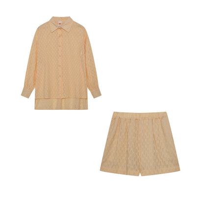 Megan | Chic Shirt & Shorts Set