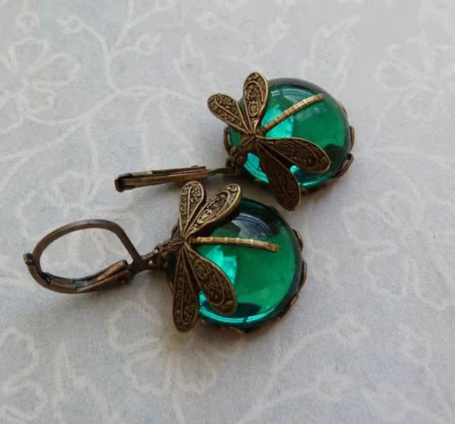 Florence | Antique Gold Earrings