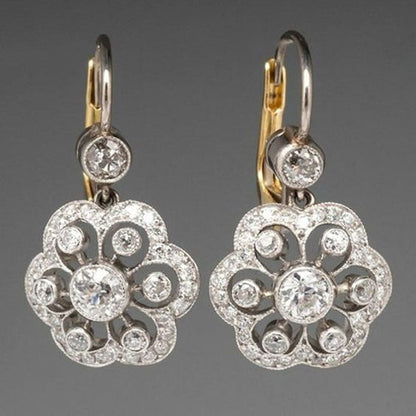 Harper | Vintage Crystal Earrings