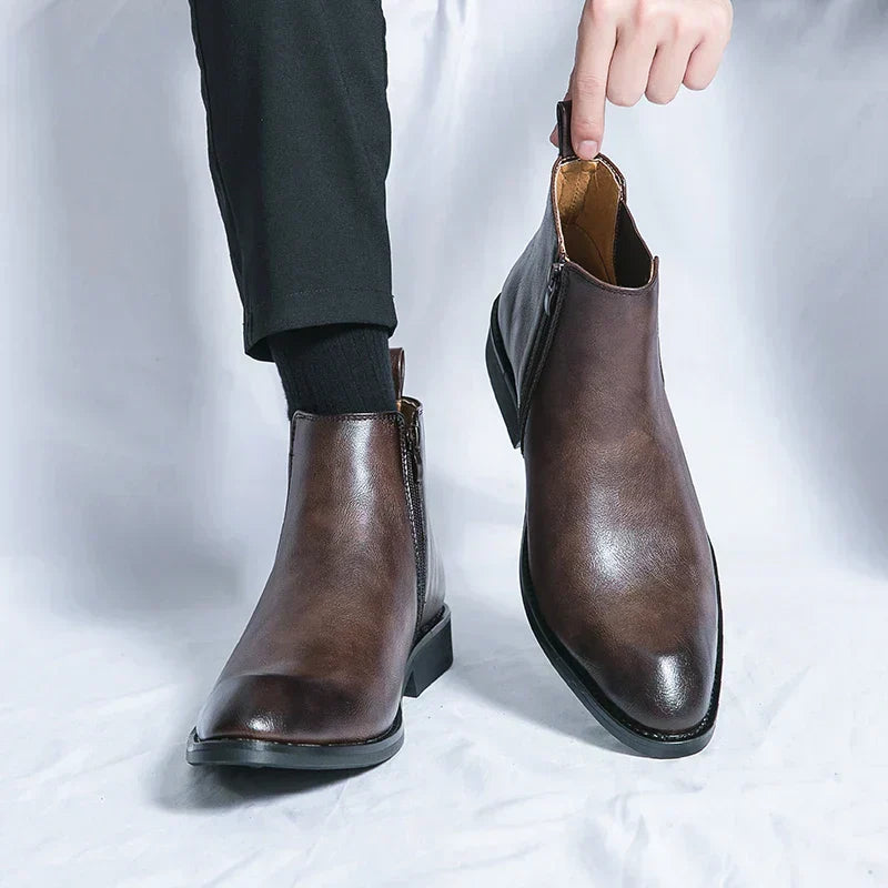 Tobias | Chelsea Boots with Zipper