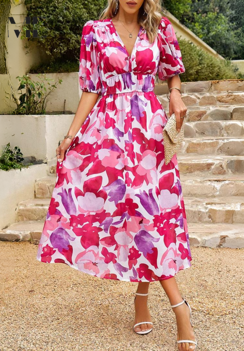 Pauline | Luxurious Timeless Midi Dress