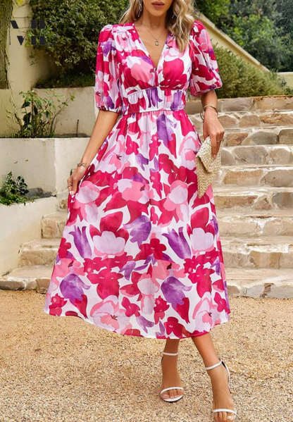 Pauline | Luxurious Timeless Midi Dress