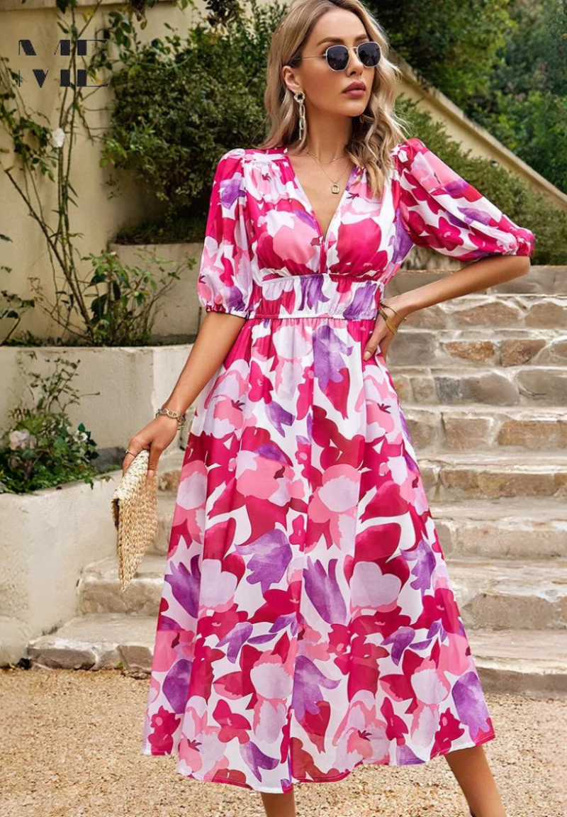 Pauline | Luxurious Timeless Midi Dress
