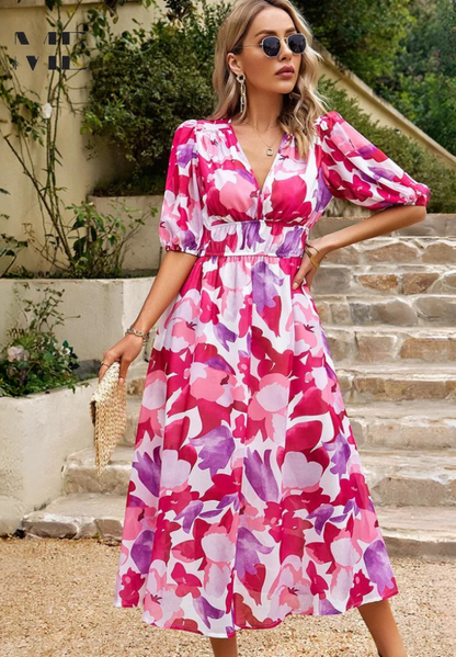 Pauline | Luxurious Timeless Midi Dress
