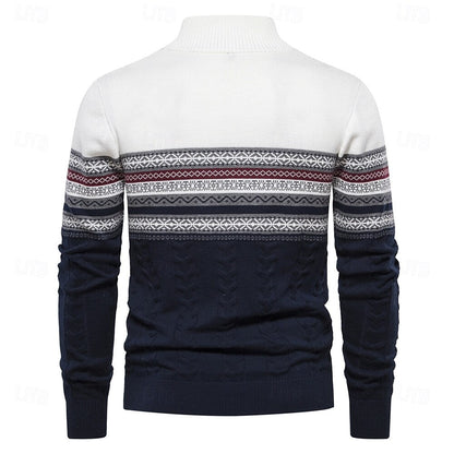 Jack | Knit Sweater with Half Zip