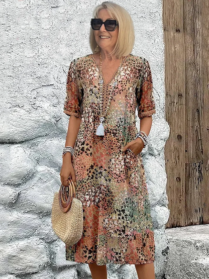 Charlotte | Vibrant Midi Dress