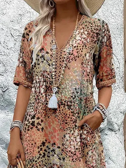 Charlotte | Vibrant Midi Dress