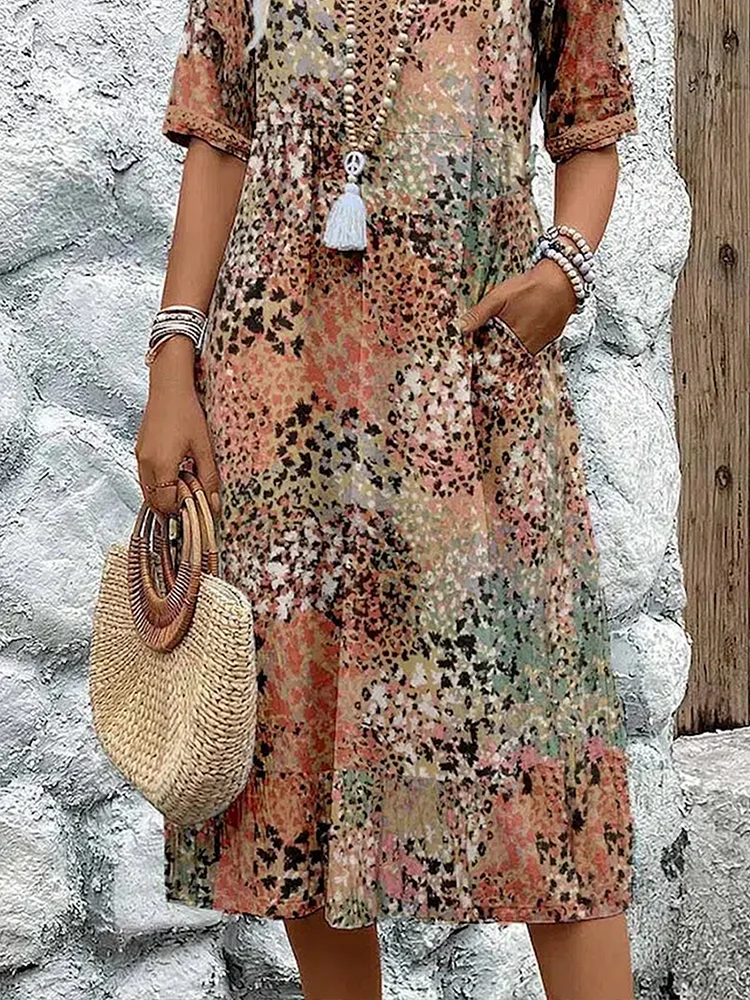 Charlotte | Vibrant Midi Dress