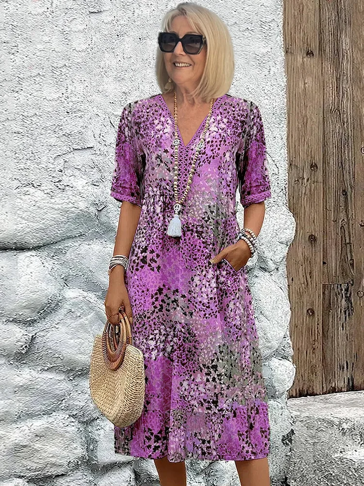 Charlotte | Vibrant Midi Dress