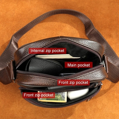 Felix | Comfortable Men Leather Crossbody Bag