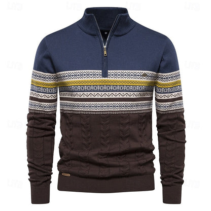 Jack | Knit Sweater with Half Zip