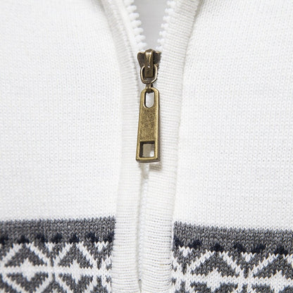 Jack | Knit Sweater with Half Zip
